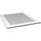 Ekena Millwork Vertical Surface Mount PVC Gable Vent: Non-Functional, w/3-1/2"W x 1"H, Standard Frame, 30"W x 36"H GVPVE30X3601SN - alternate 5
